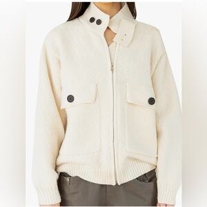 Boheme Cream Sweater with Black Accents